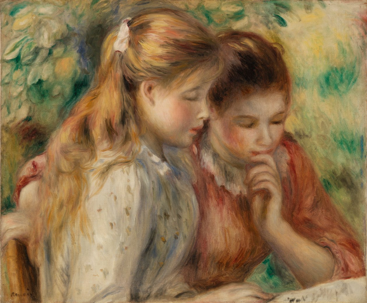 Lesning av Pierre Auguste Renoir