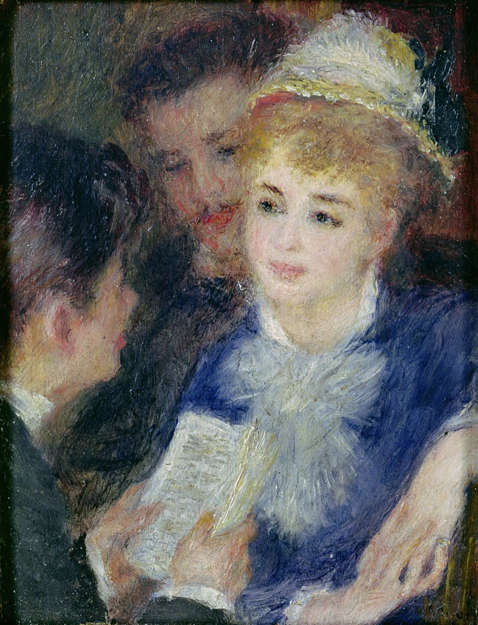 Leser rollen av Pierre Auguste Renoir