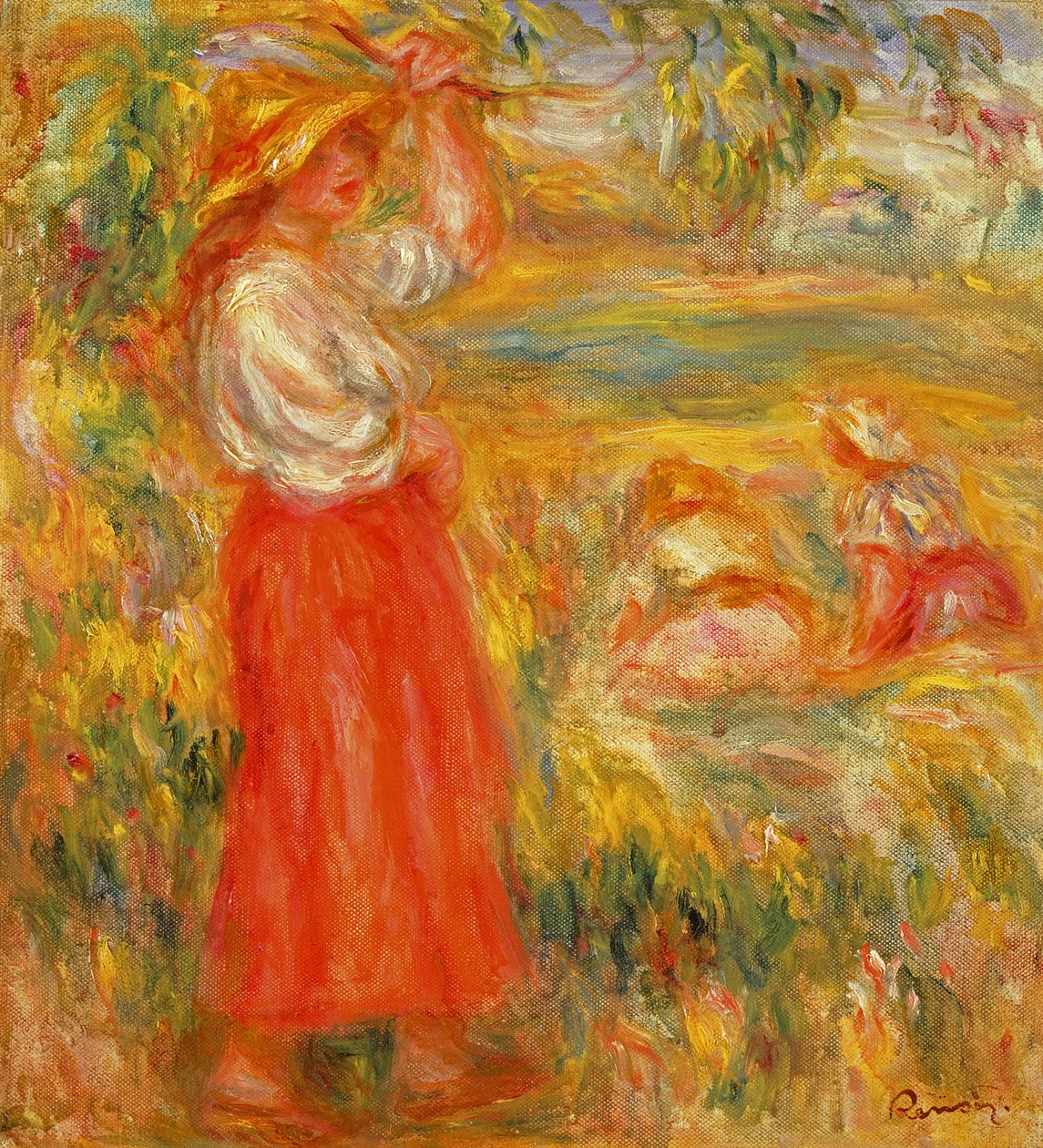 Reapers, ca. 1919 av Pierre Auguste Renoir