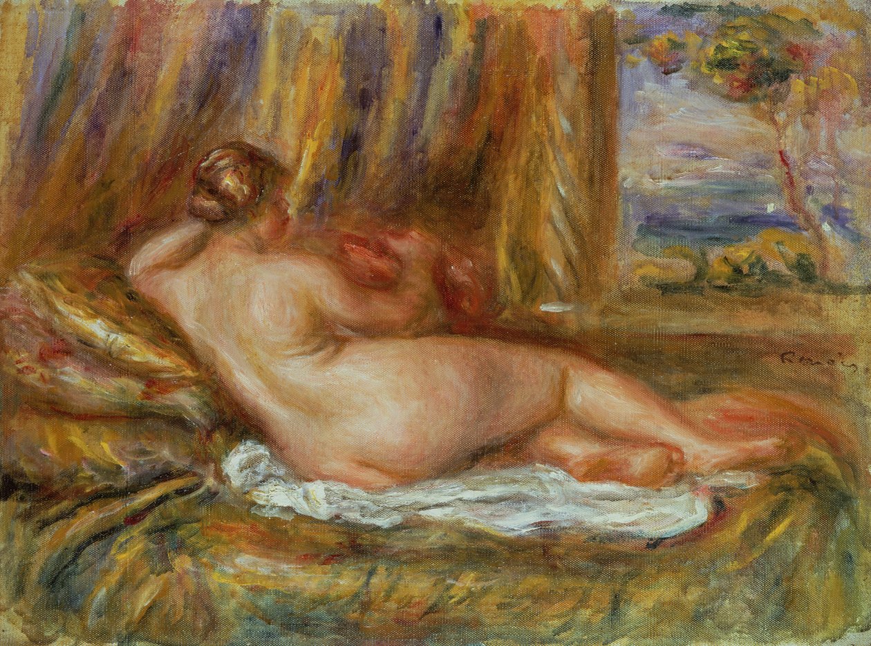Liggende naken av Pierre Auguste Renoir