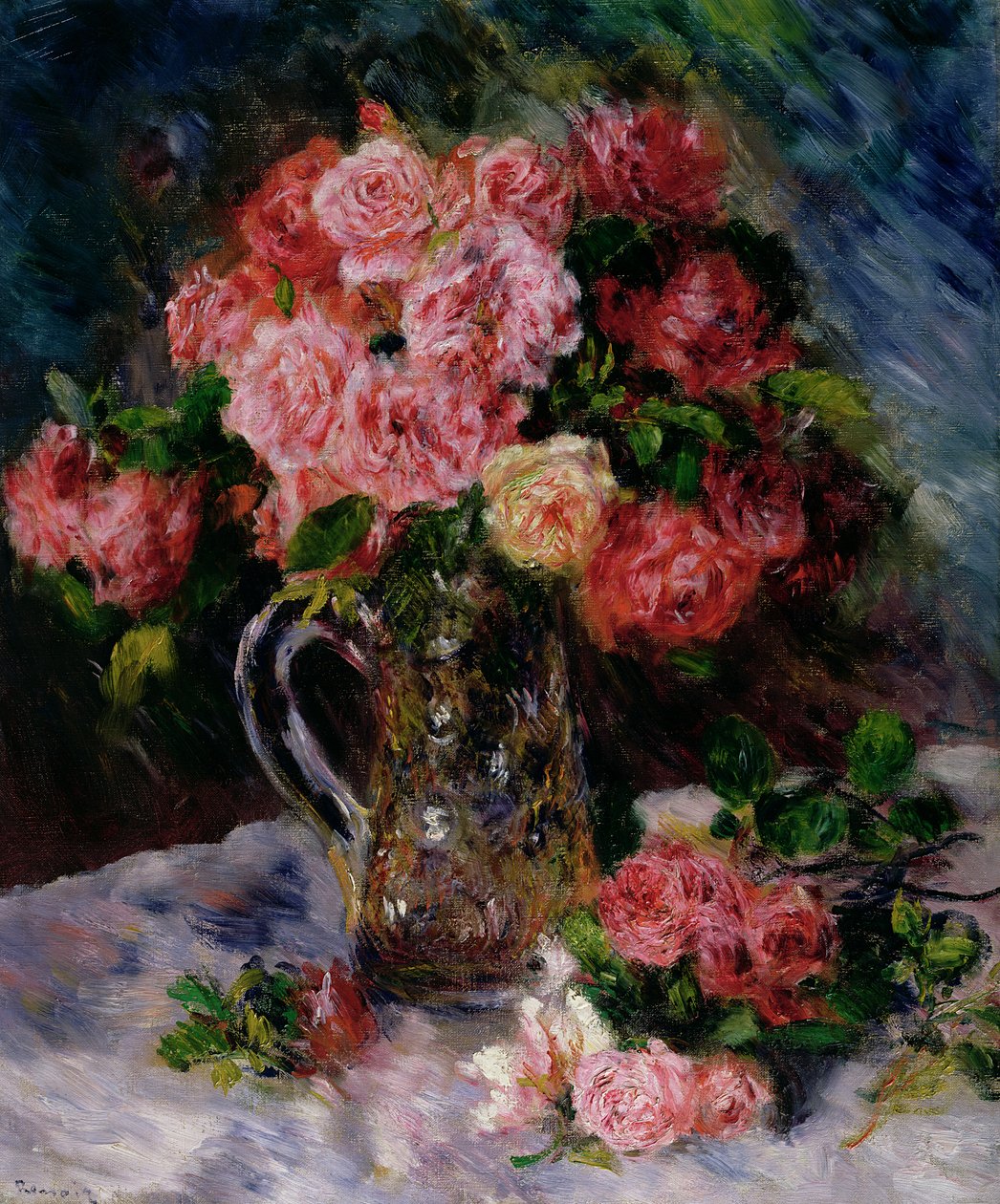 Roser, ca. 1879 av Pierre Auguste Renoir