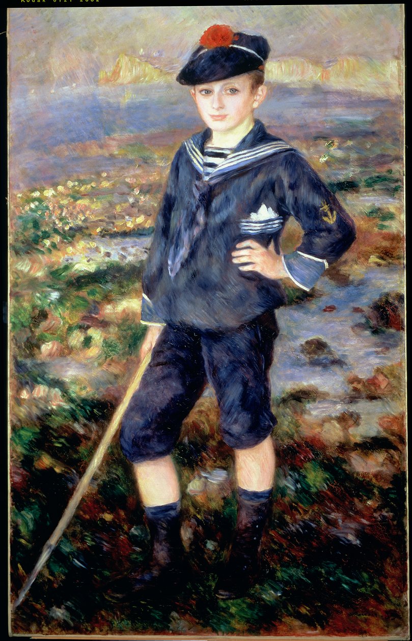 Sailor Boy (Portrett av Robert Nunes), 1883 av Pierre Auguste Renoir