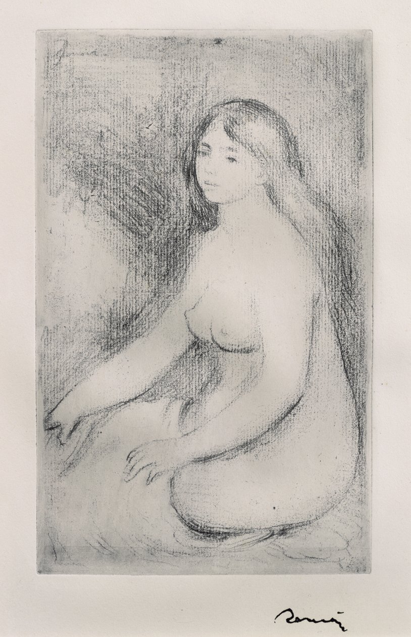 Sittende bader, 1897 av Pierre Auguste Renoir