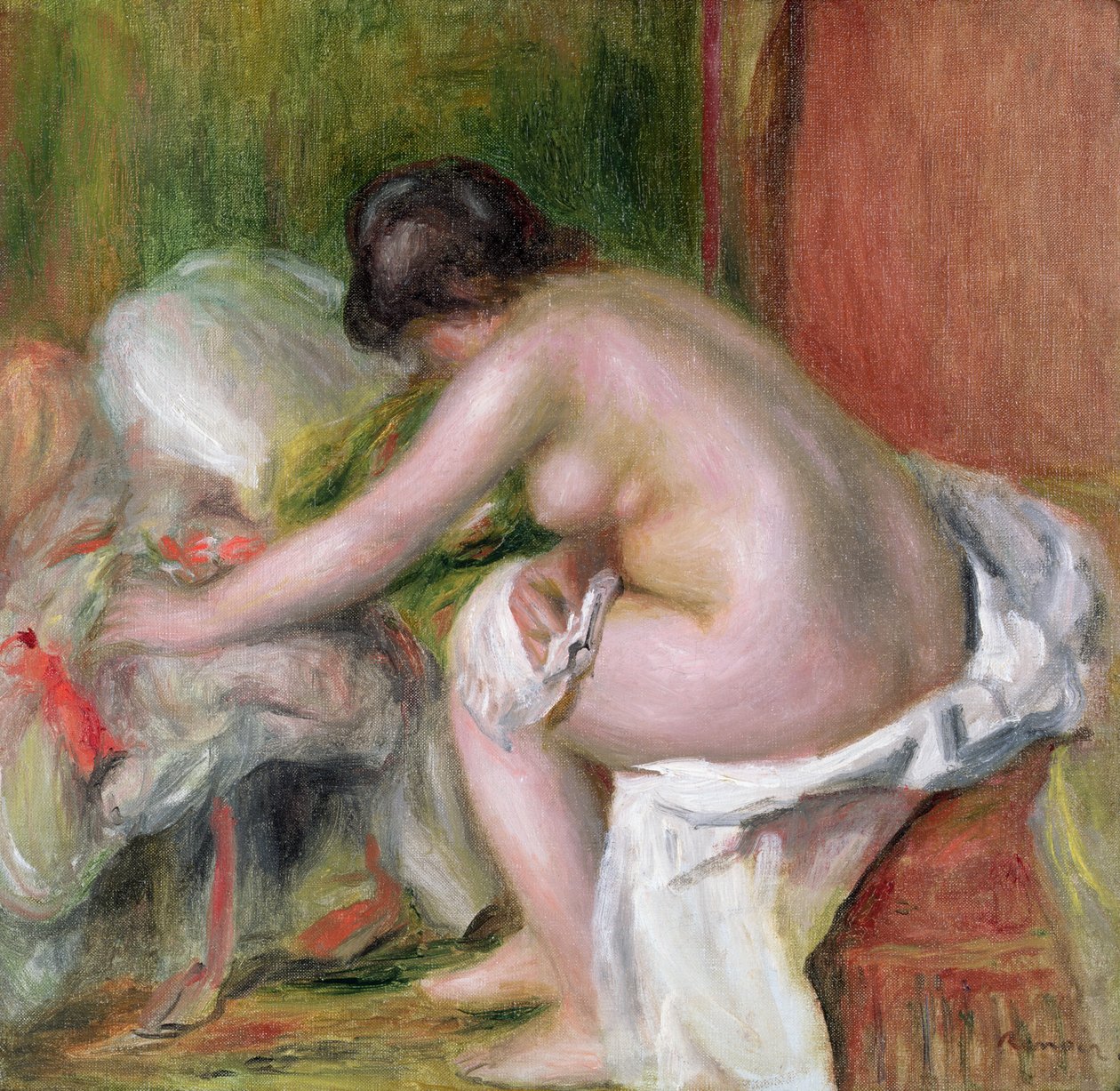 Sittende bader, 1898 av Pierre Auguste Renoir