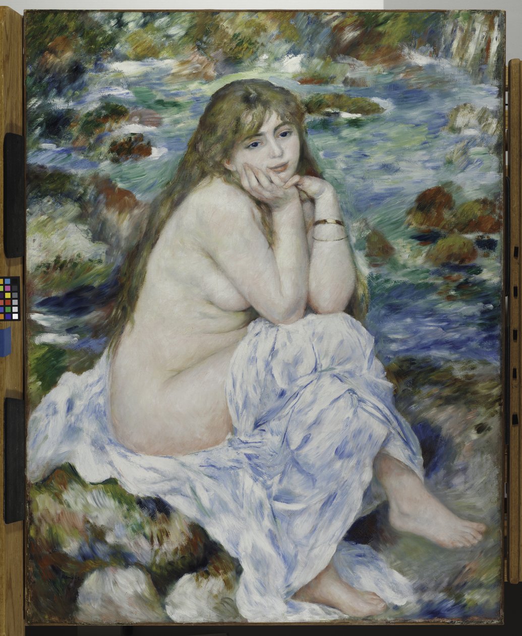 Sittende Bader, ca. 1883-84 av Pierre Auguste Renoir