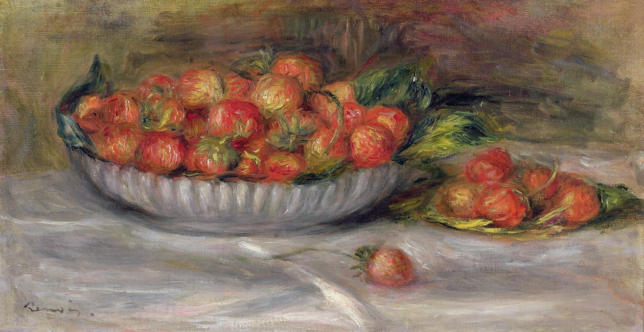 Stilleben med jordbær, 1914 av Pierre Auguste Renoir