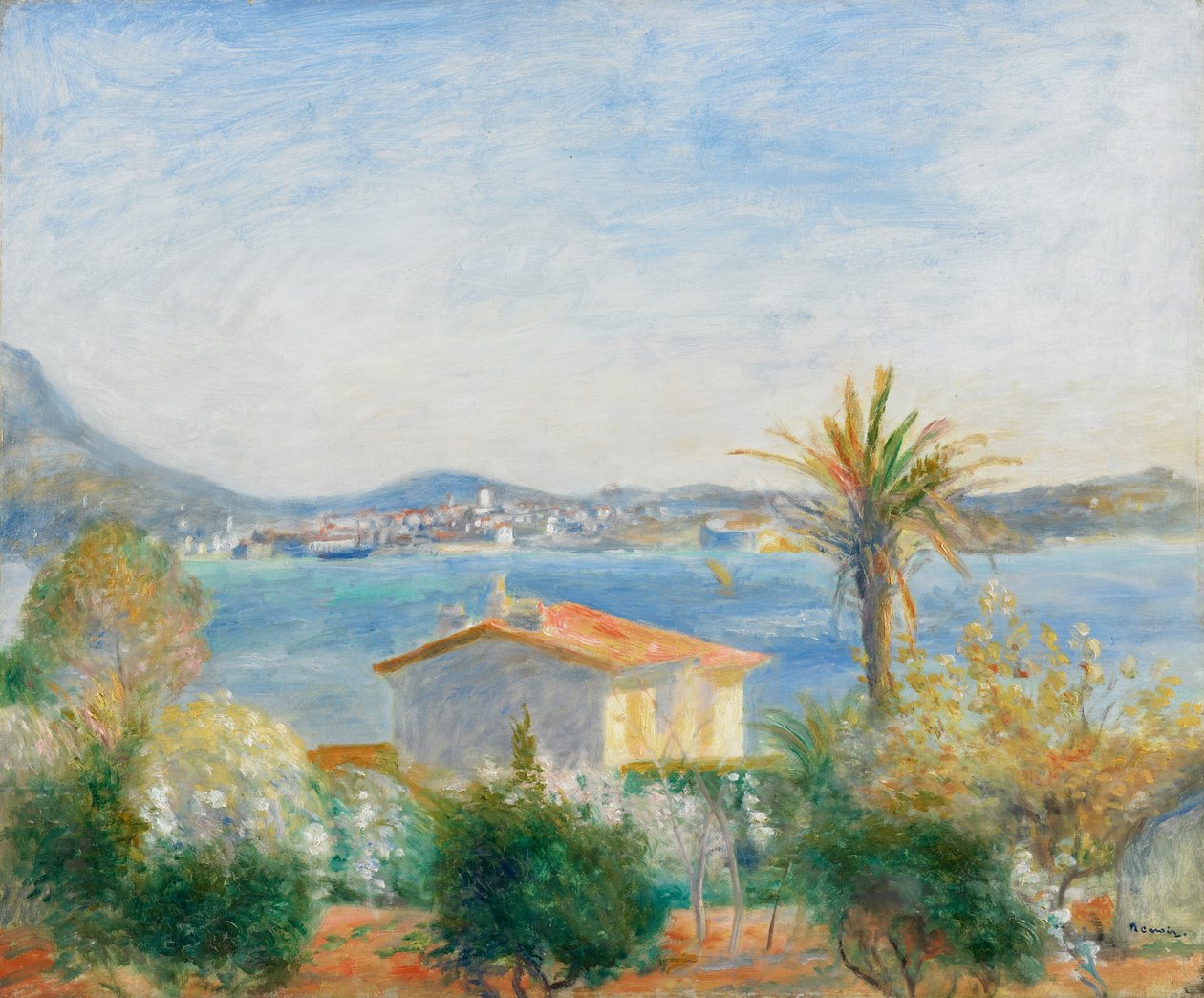 Tamaris, Frankrike, ca. 1885 av Pierre Auguste Renoir