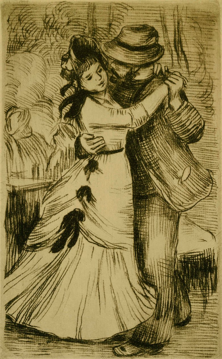 Dansen på landet av Pierre Auguste Renoir