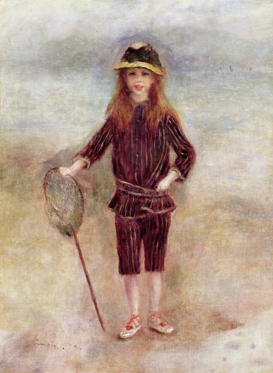 Den lille fiskerkvinnen (Marthe Berard) 1879 av Pierre Auguste Renoir