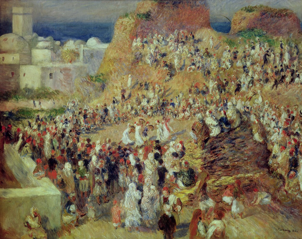 Moskeen, eller arabisk festival, 1881 av Pierre Auguste Renoir