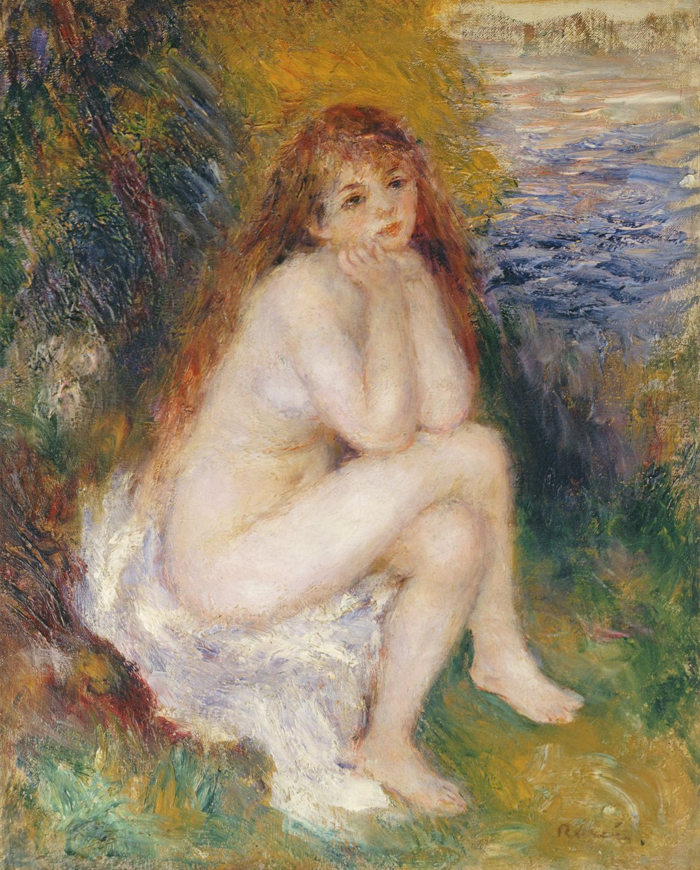 Naiaden, 1876 av Pierre Auguste Renoir