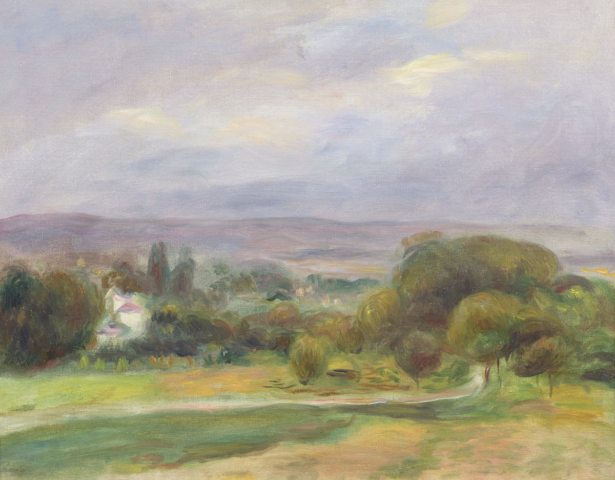 Stien, 1895 av Pierre Auguste Renoir