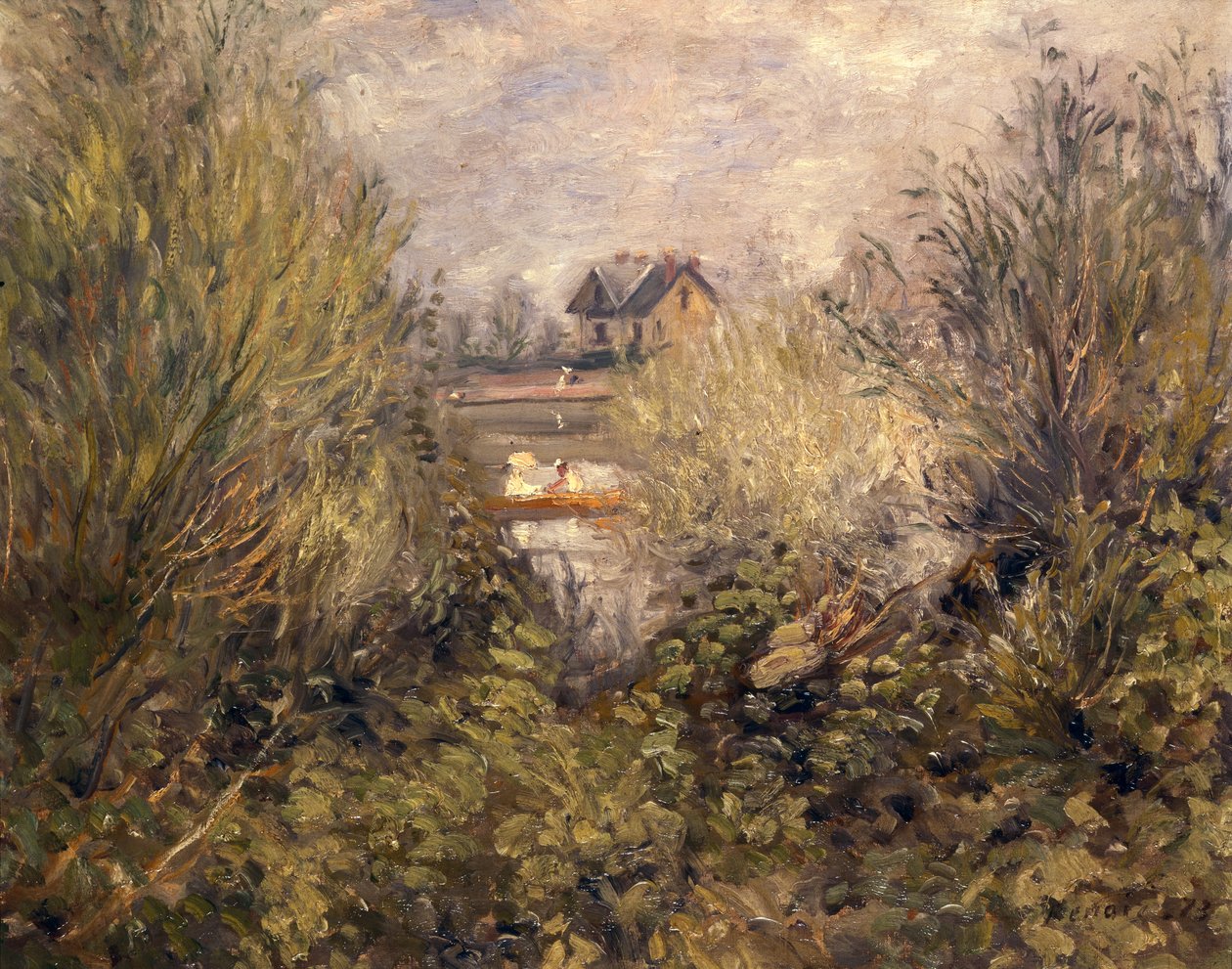 Seinen ved Argenteuil, 1873 av Pierre Auguste Renoir