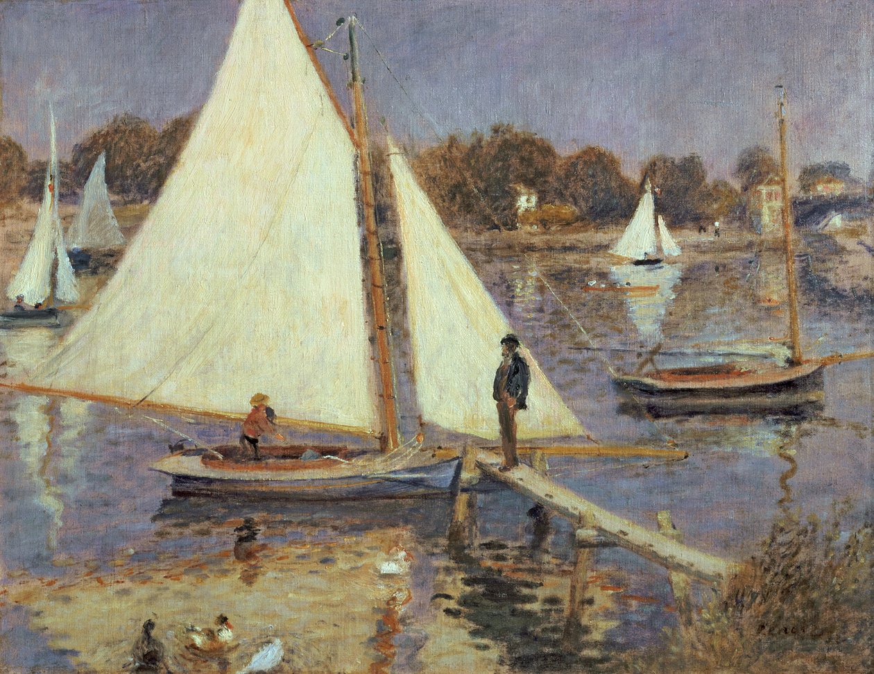 Seinen ved Argenteuil, 1874 av Pierre Auguste Renoir