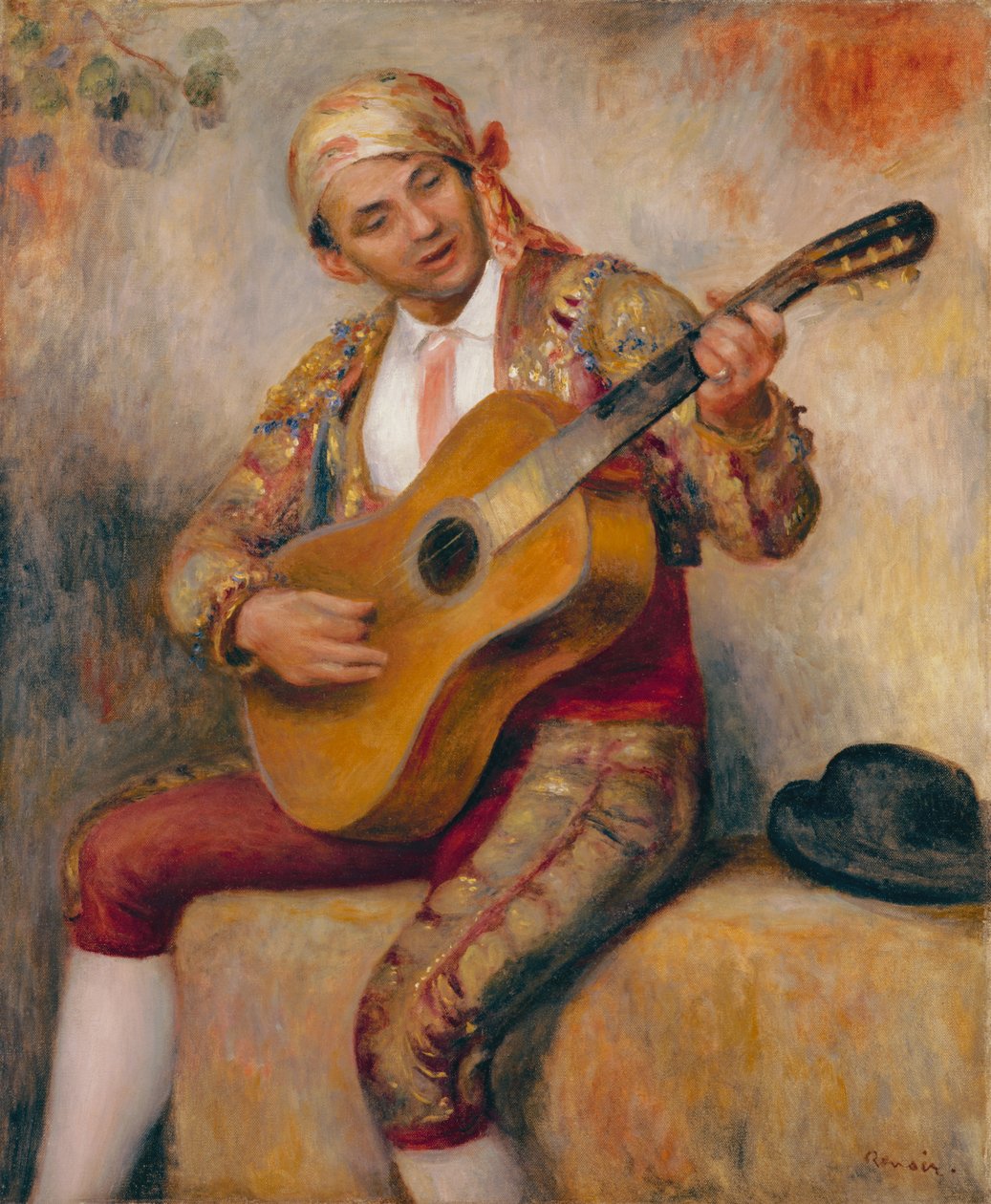 Den spanske gitaristen, 1894 av Pierre Auguste Renoir