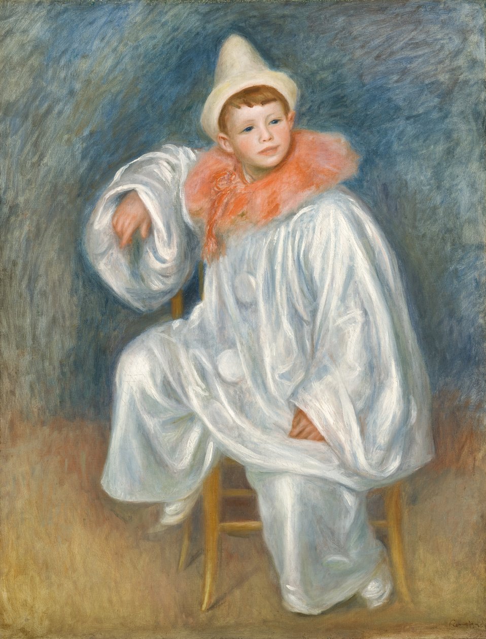 The White Pierrot, 190102 av Pierre Auguste Renoir
