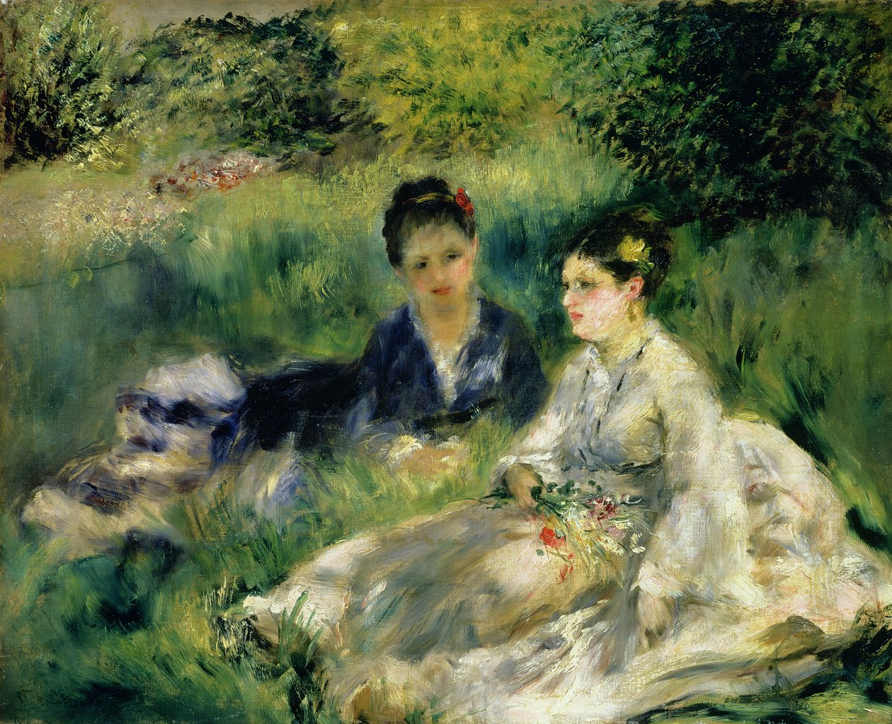 To kvinner i parken, 1875 av Pierre Auguste Renoir