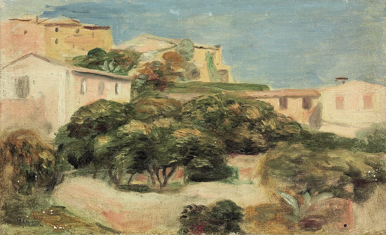 Utsikt over Cagnes av Pierre Auguste Renoir
