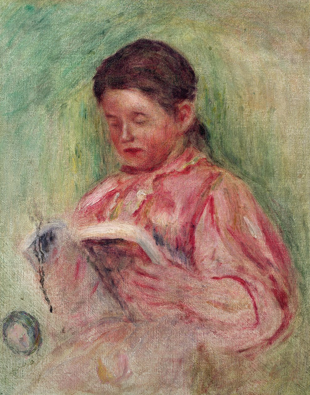 Kvinne som leser av Pierre Auguste Renoir