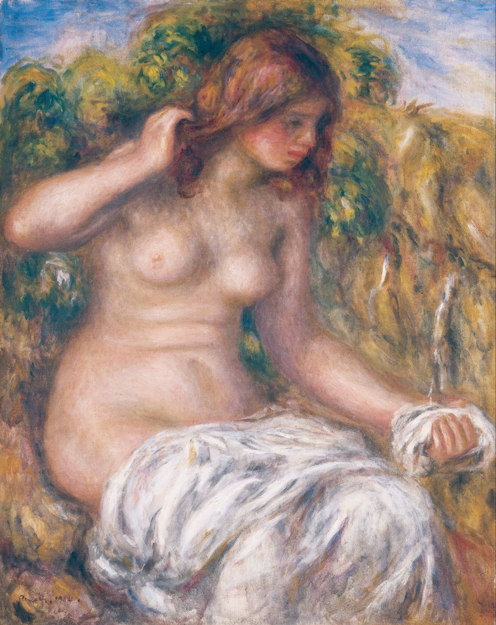 Kvinne til våren av Pierre Auguste Renoir