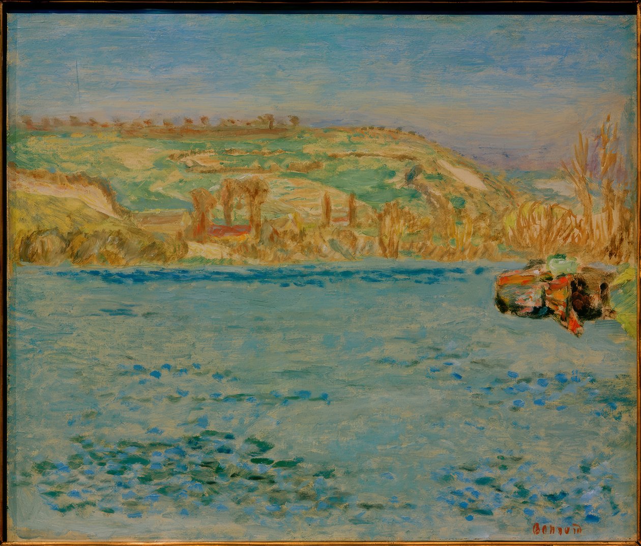 Seinen ved Vernonnet av Pierre Bonnard