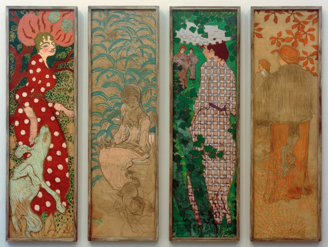 Kvinner i hagen av Pierre Bonnard