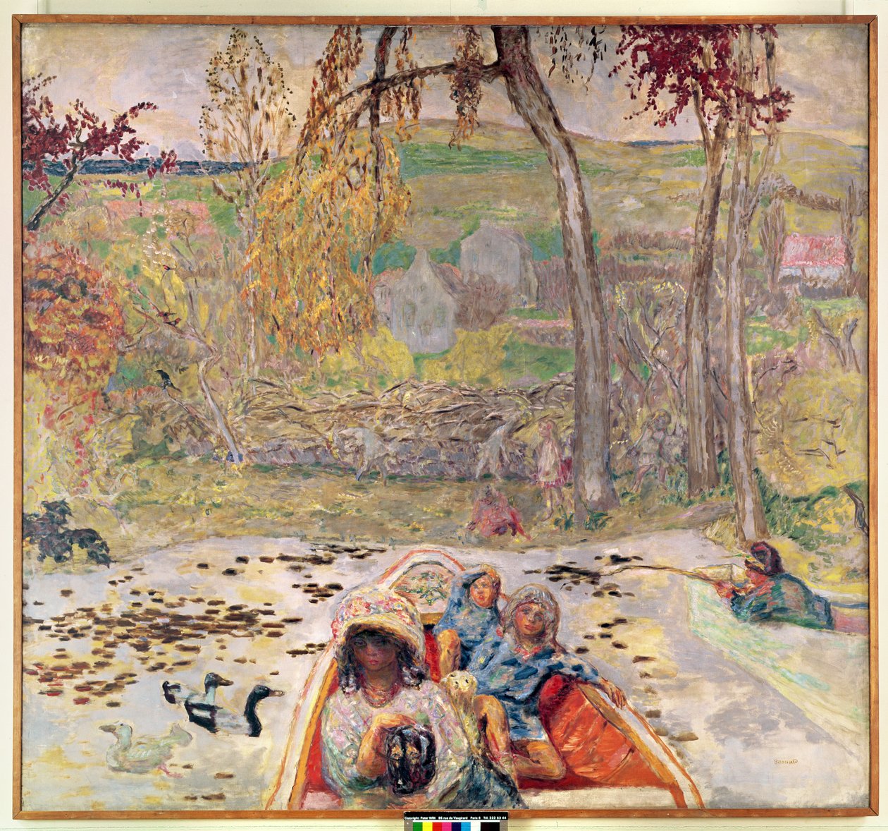 I båten, ca. 1907 av Pierre Bonnard