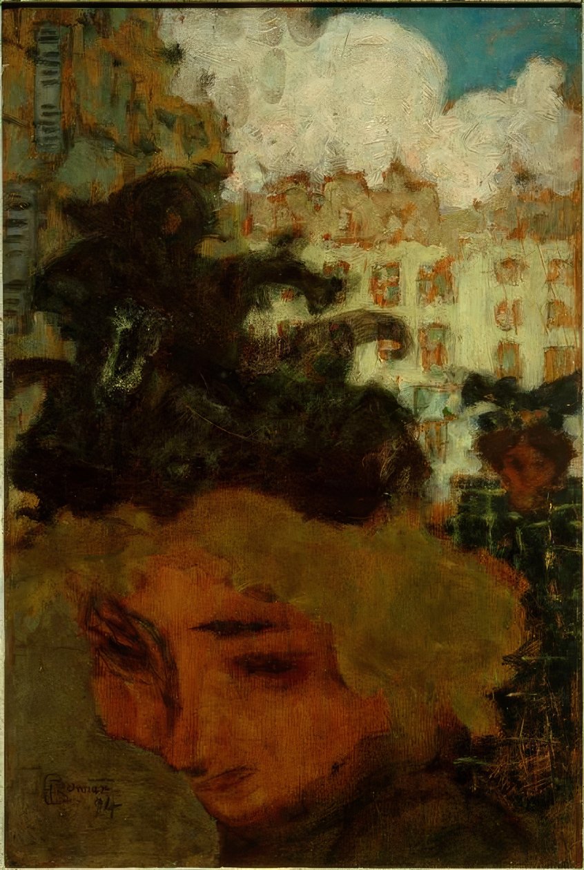 Den gående jenta av Pierre Bonnard