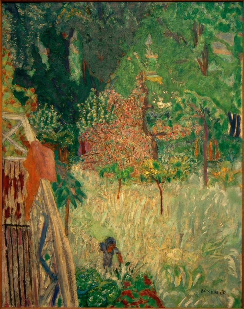 Le Balcon à Vernonnet / Det blomstrende epletreet av Pierre Bonnard