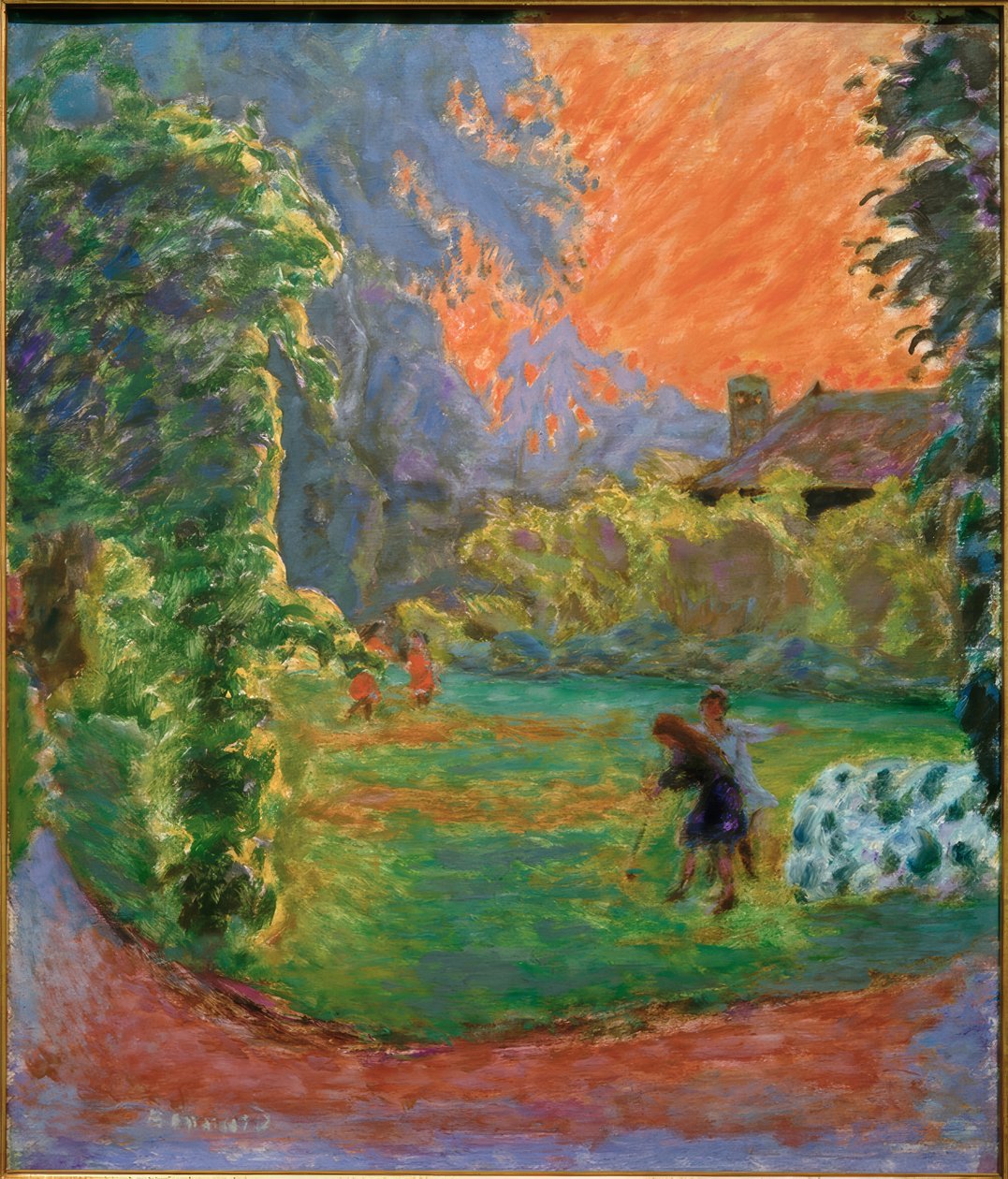 Solnedgang av Pierre Bonnard