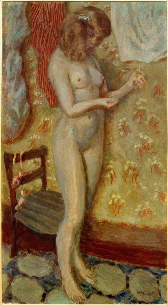 Naken til lys eller Naken til nålen av Pierre Bonnard