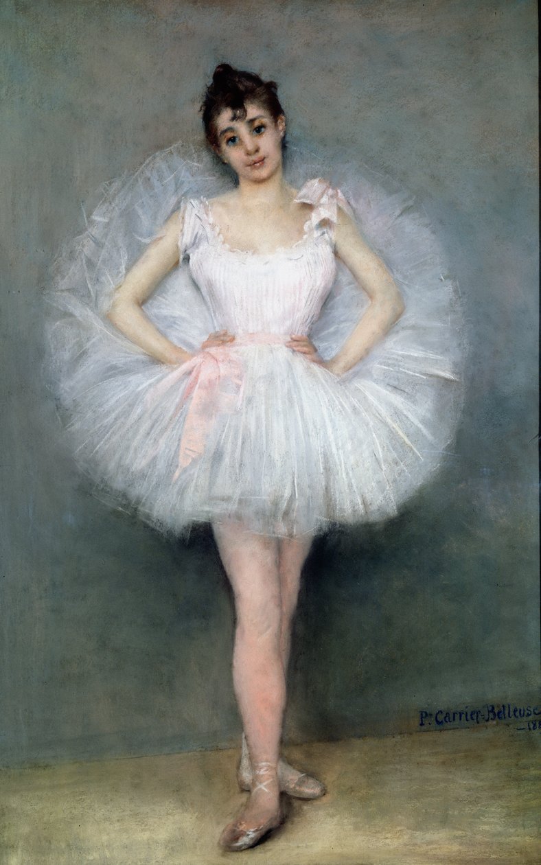 Portrett av en ung ballerina av Pierre Carrier Belleuse