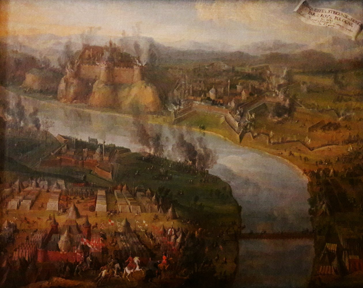 Slaget ved Esztergom av Pierre-Denis Martin