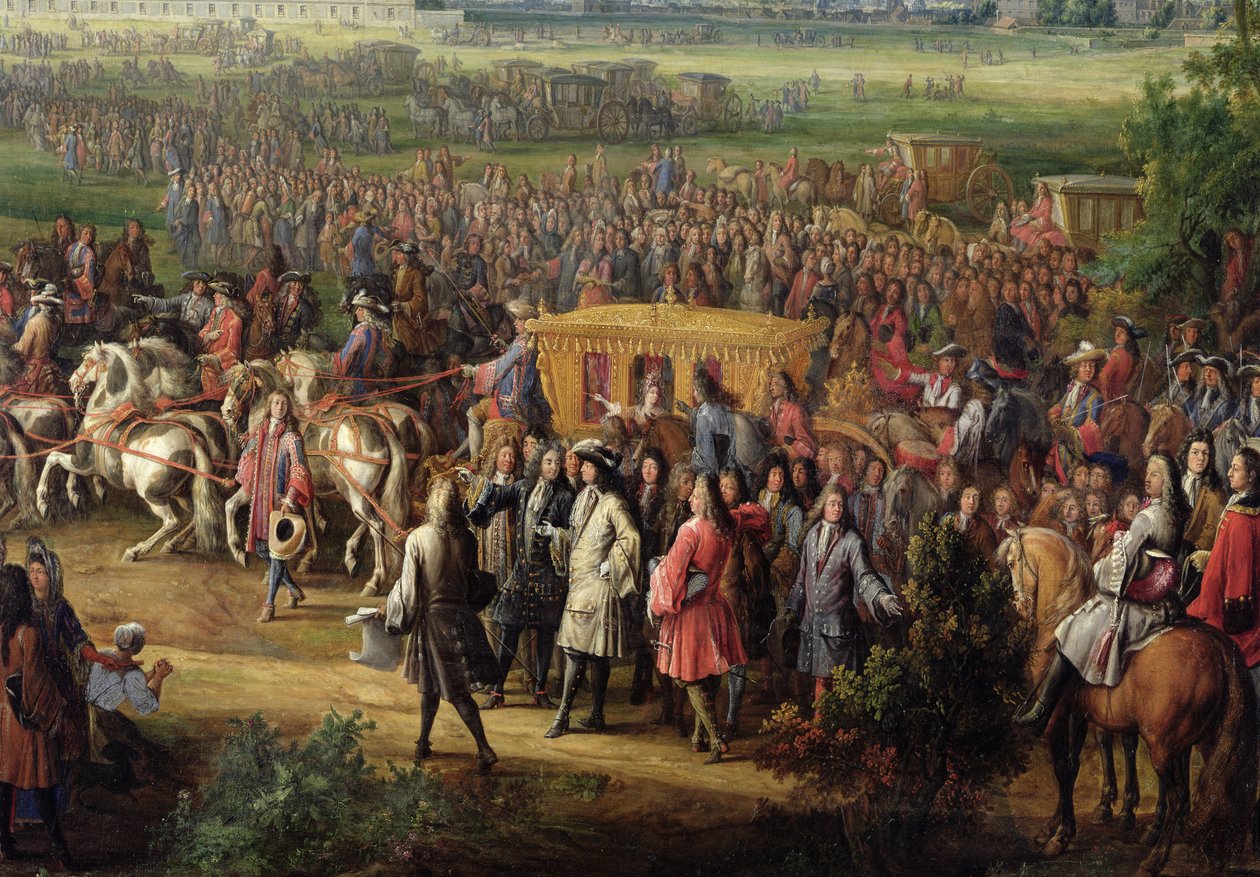 Innvielsen av Invalides-kirken av Ludvig XIV (1638-1715) av Pierre Denis Martin