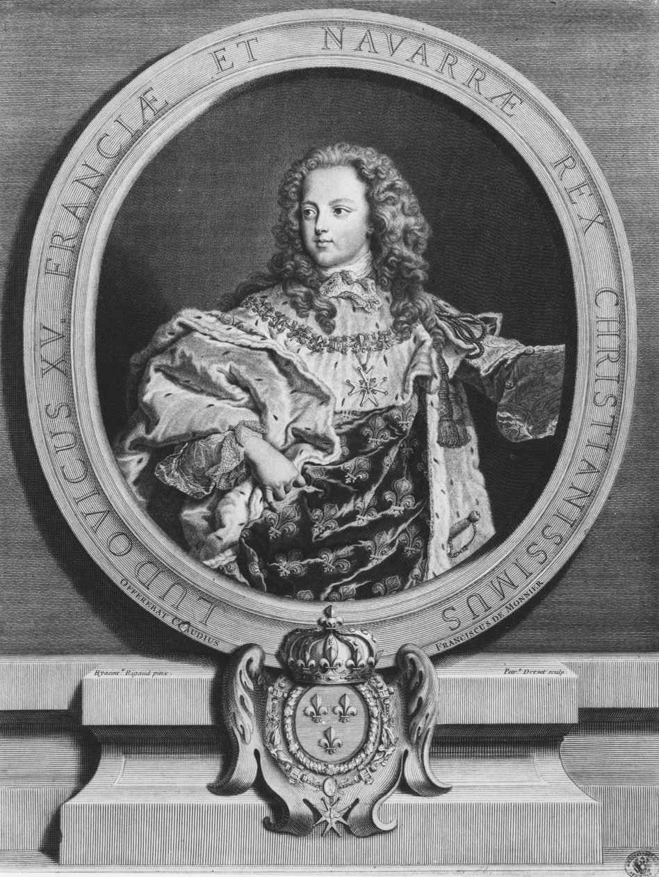 Louis XV som barn av Pierre Imbert Drevet