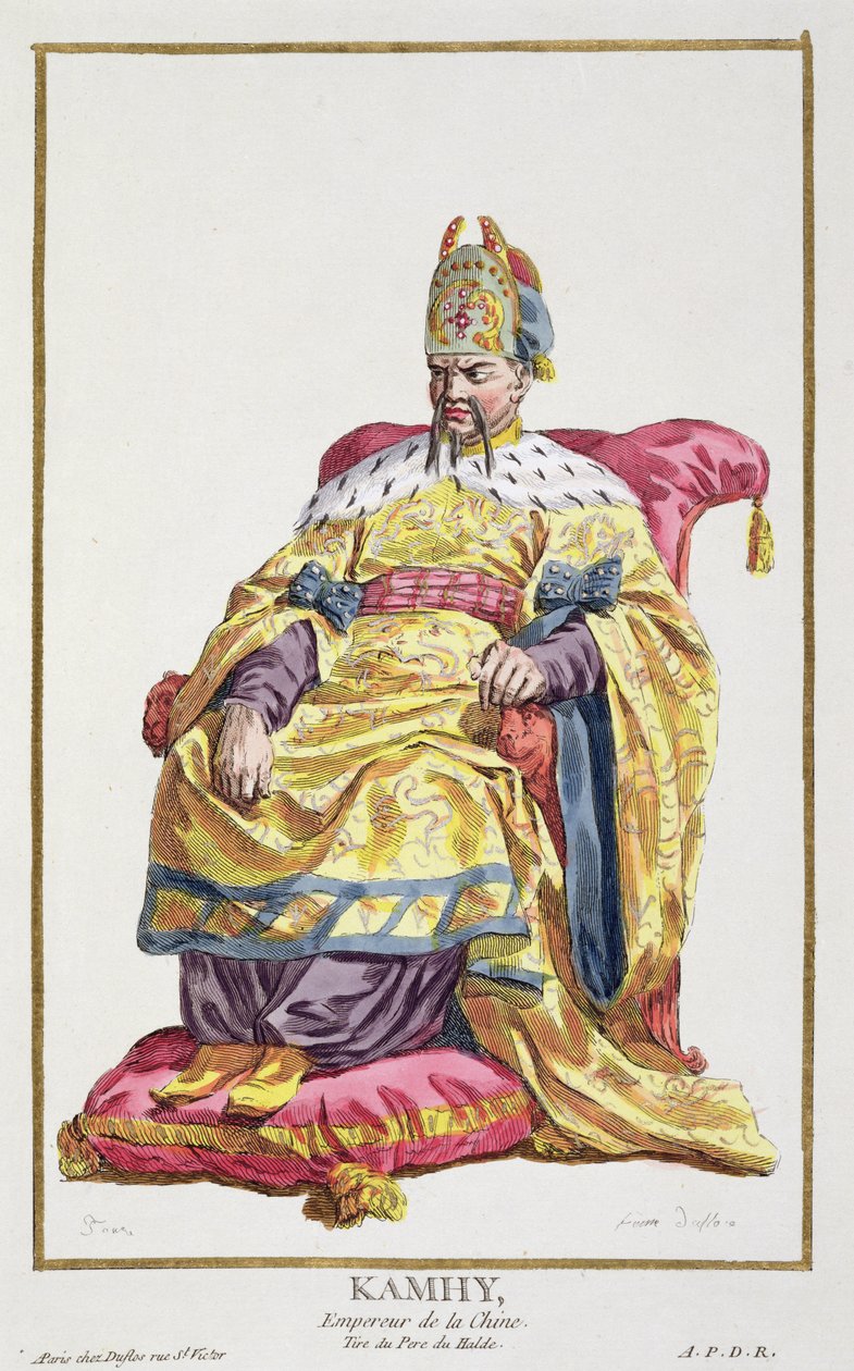 Kang Tsi (1662-1722) Manchu-keiser av Kina fra 