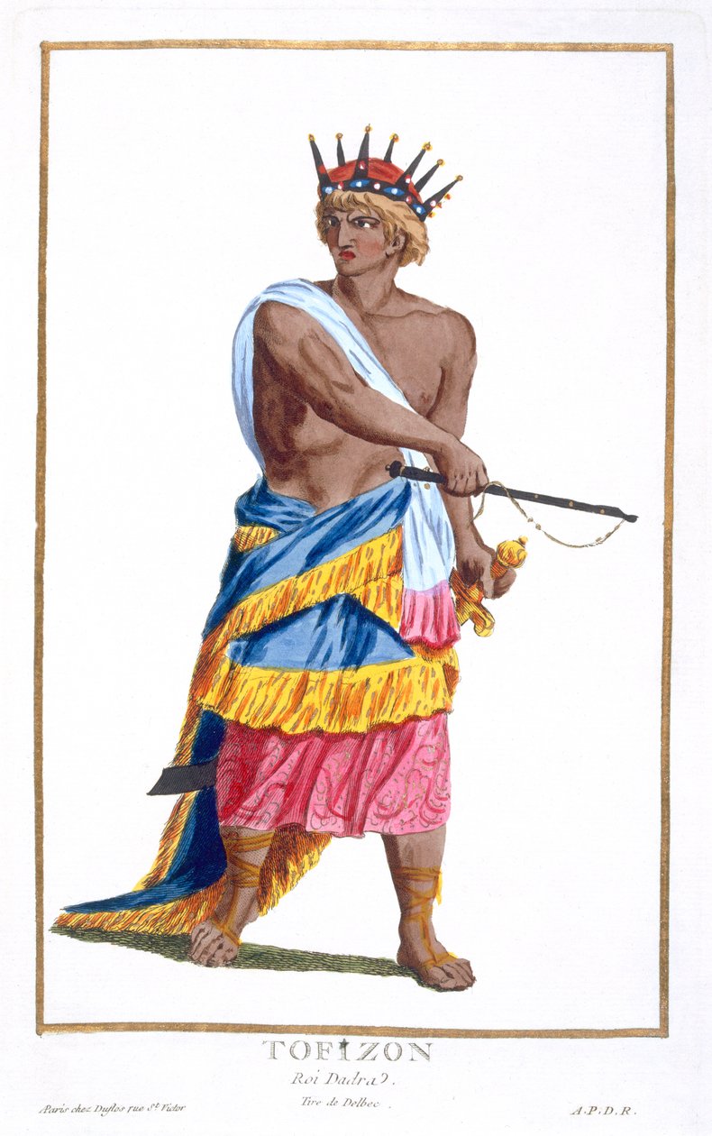 Kong Tofizon av Dadra, 1780 av Pierre Duflos
