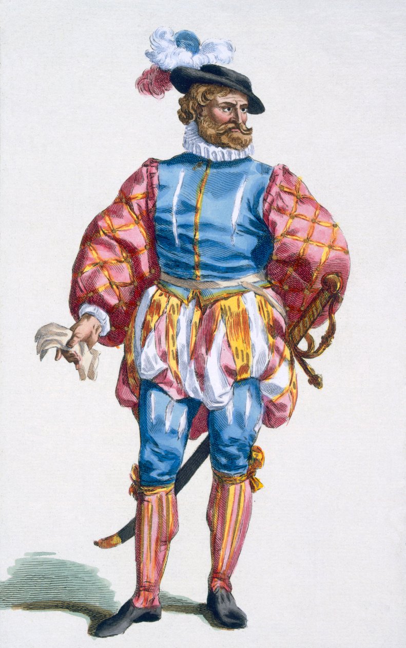 Offiser for den sveitsiske hæren, 1780 av Pierre Duflos