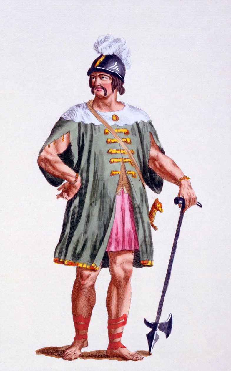 Soldat av Danmark, 1780 av Pierre Duflos