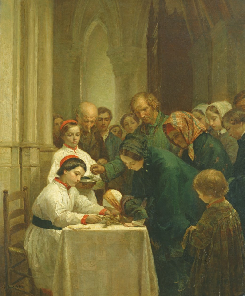 Langfredag i Notre-Dame kirke av Pierre Edouard Frere