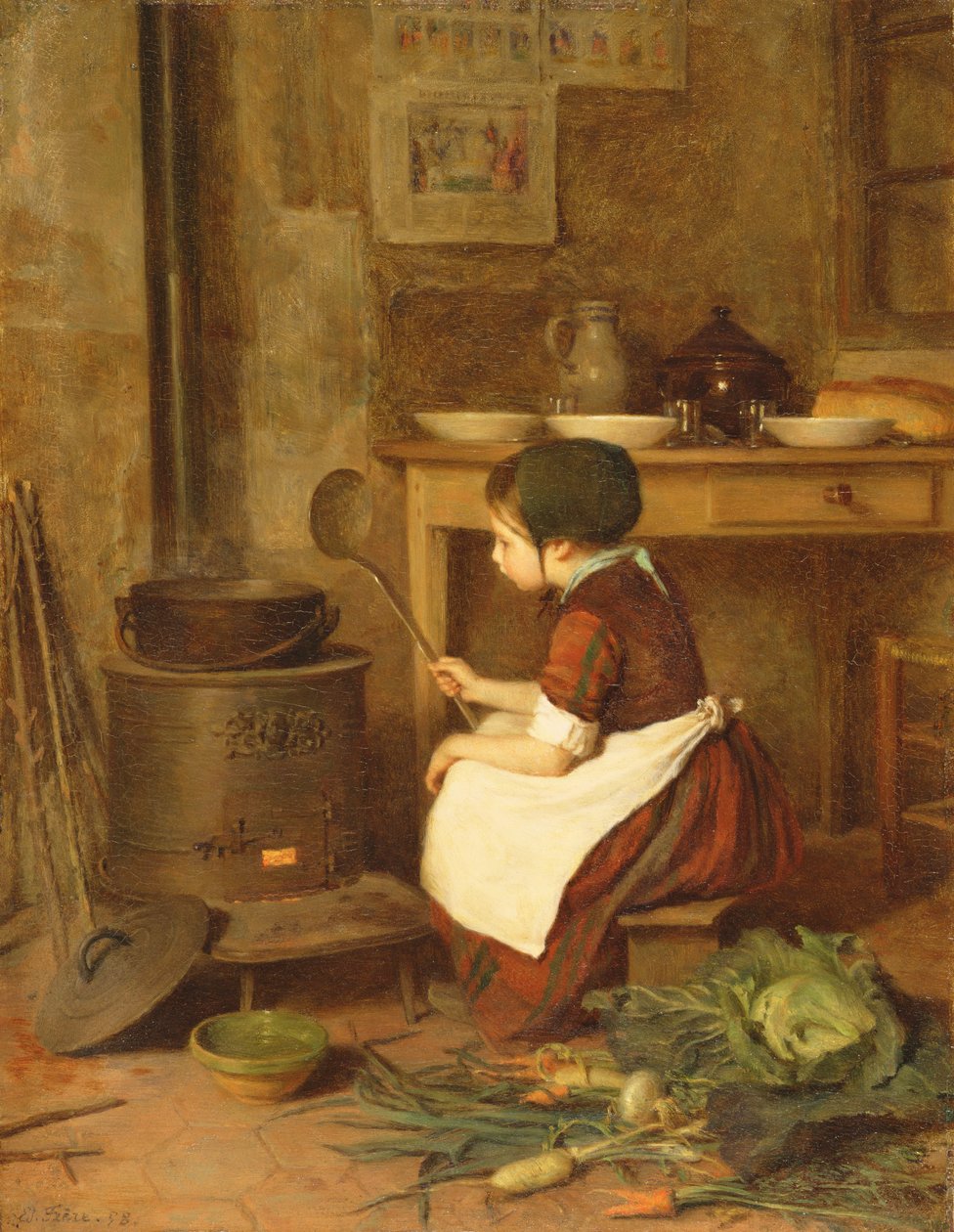 Den lille kokken, 1858 av Pierre Edouard Frere