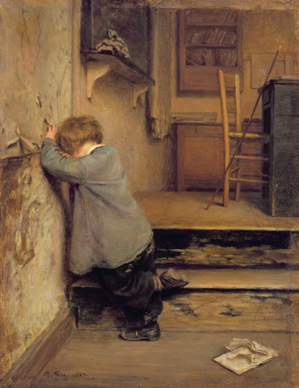 Reprimanden, 1863 av Pierre Edouard Frere