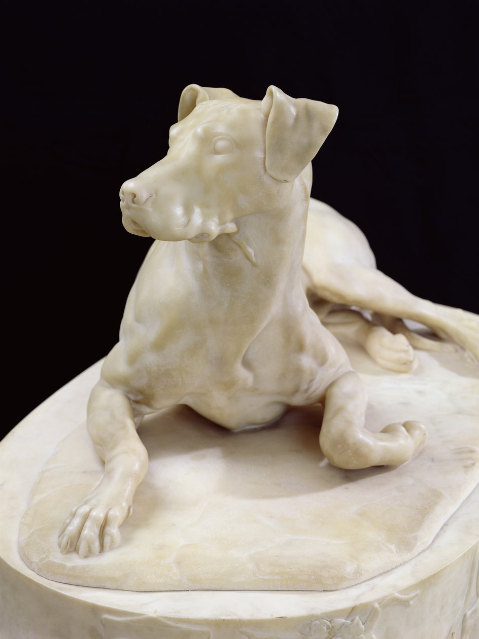 En hund, 1827 (marmor) (se også 223451) av Pierre Francois Gregoire Giraud
