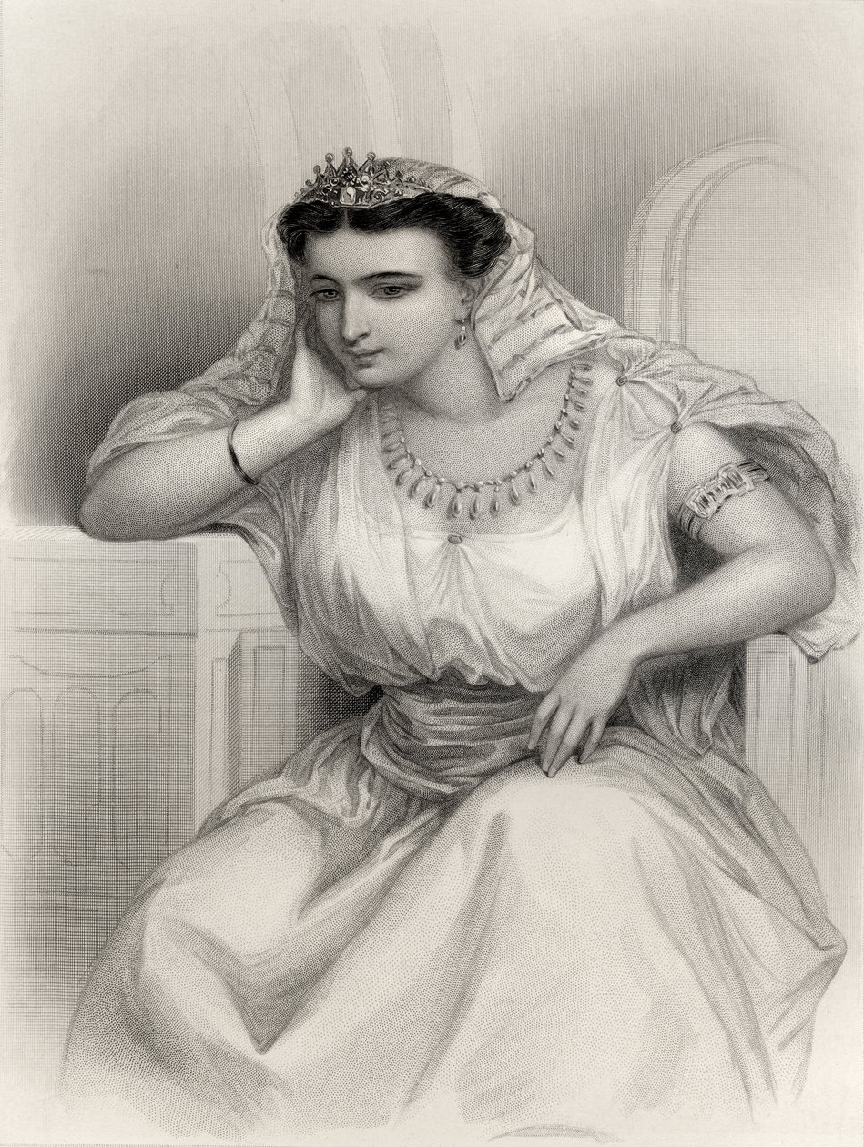 Cleopatra VII (69-30 f.Kr.) illustrasjon fra 