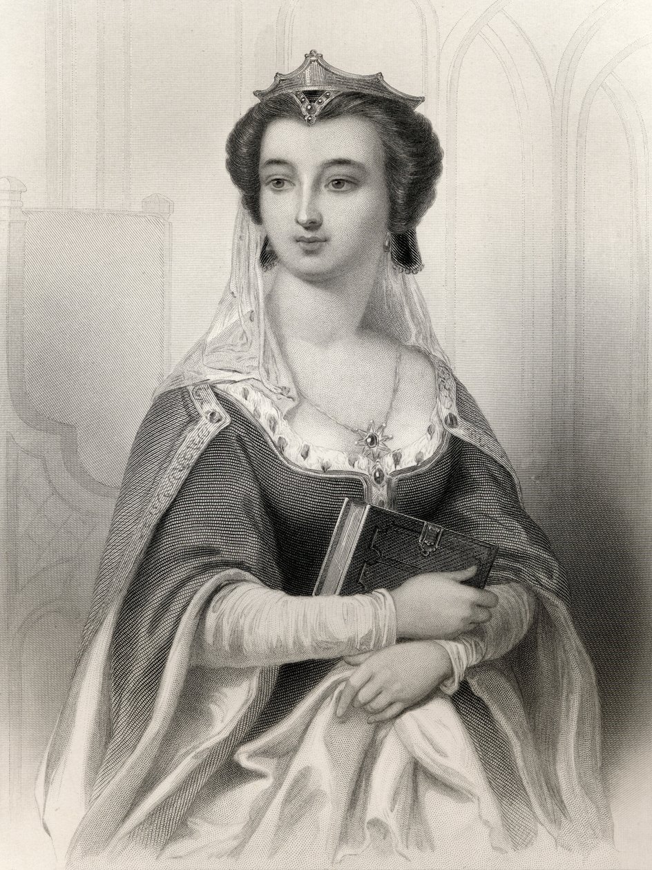 Valentina Visconti (1371-1408) illustrasjon fra 
