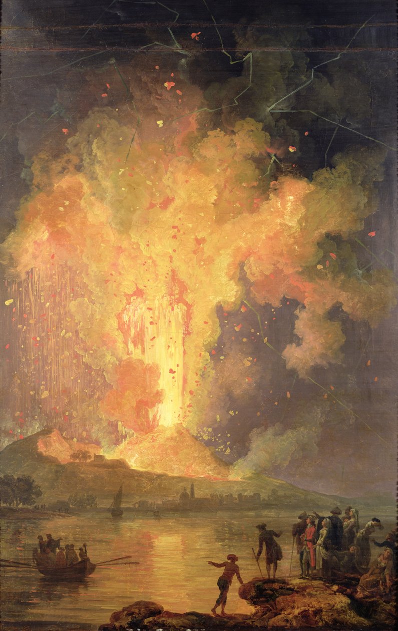 Vesuvs utbrudd i 1779, 1779-1802 av Pierre Jacques Volaire