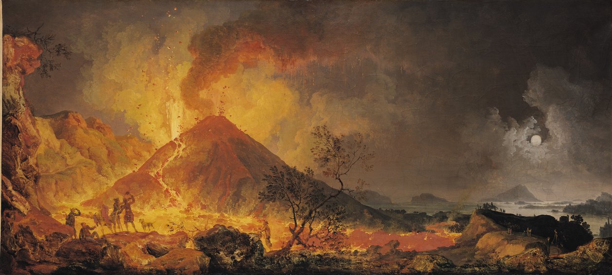 Vesuvs utbrudd av Pierre Jacques Volaire