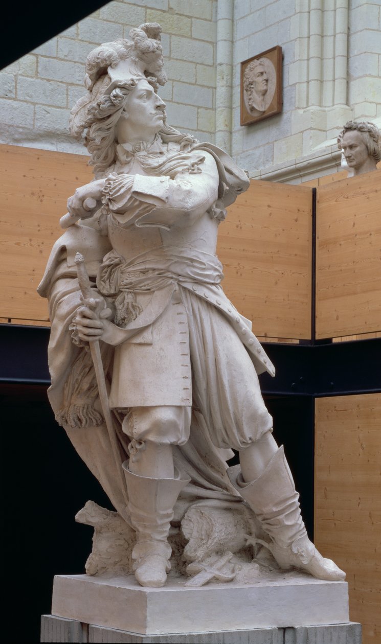 Louis II, 4. prins av Bourbon og Conde (1621-86), 1817 (gips) av Pierre Jean David d