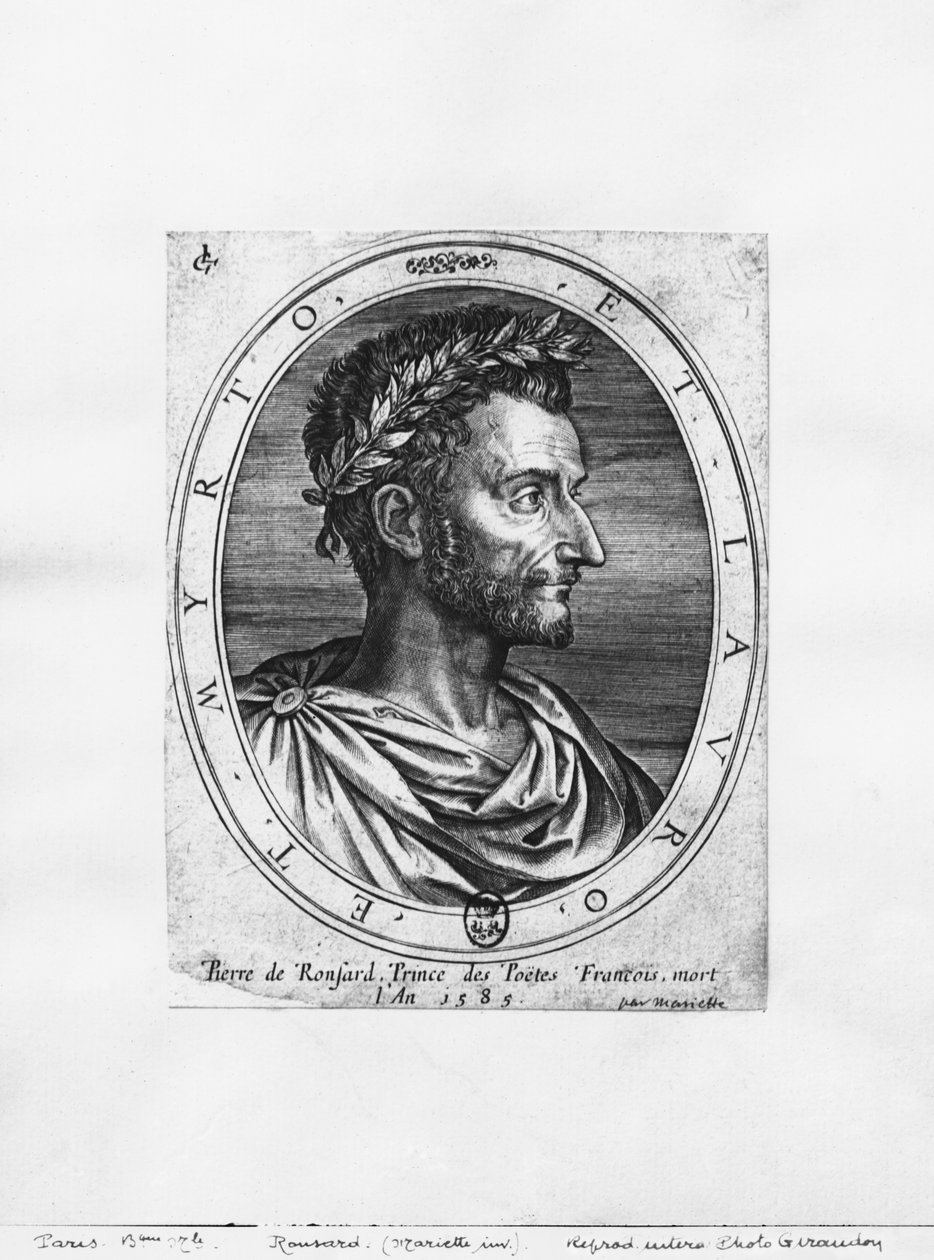 Pierre de Ronsard, prins av diktere av Pierre Jean Mariette