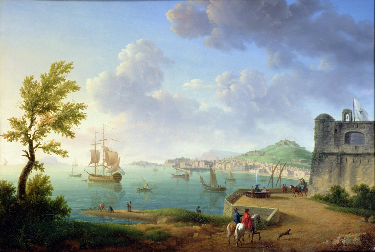 Utsikt over Napoli fra Castel dell